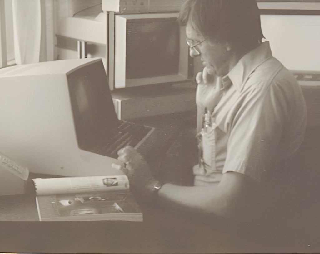 Don Keele working at JBL 1984