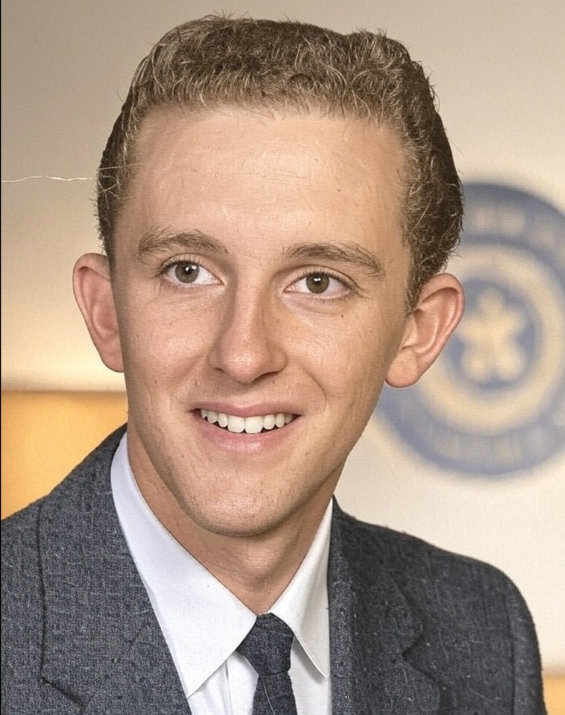 D. B. (Don) Keele, Jr. Highshool senior photo.